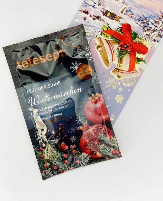 Tetesept Sól do kąpieli, Wintermarchen, Granat, goździki