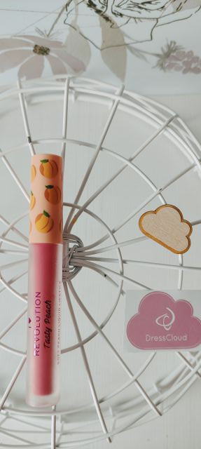 Makeup Revolution I Heart Revolution, Tasty Peach, Szminka w płynie, Juice