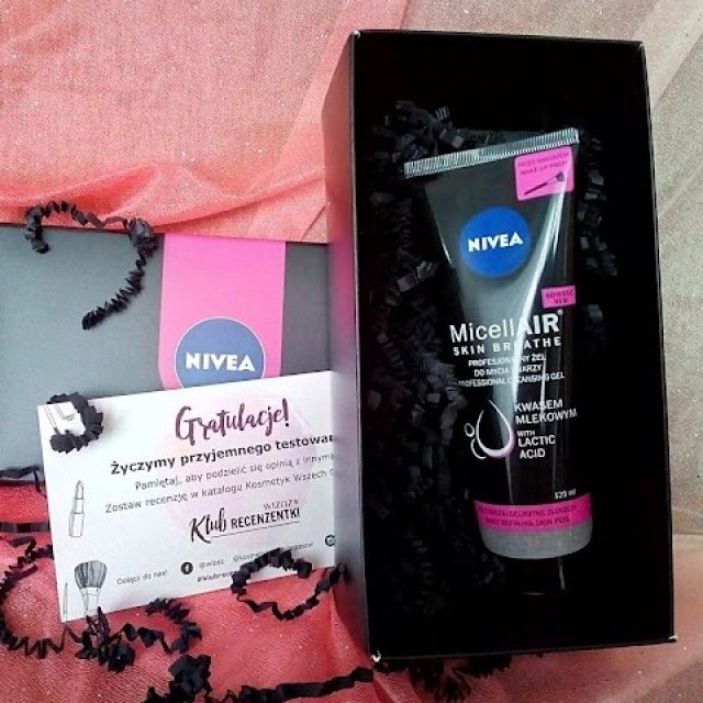 Nivea MicellAIR Skin Breathe, Profesjonalny żel do mycia twarzy