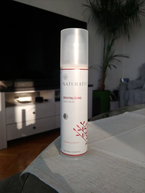 Naturativ Balsam do ciała, Rewitalizujący, Żurawina i cytryna 