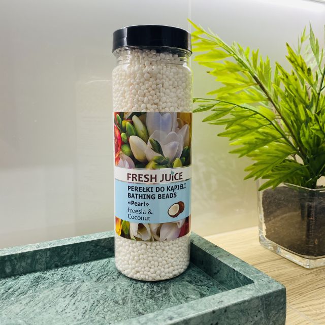 Fresh Juice Perełki do kąpieli, Fresia & Coconut