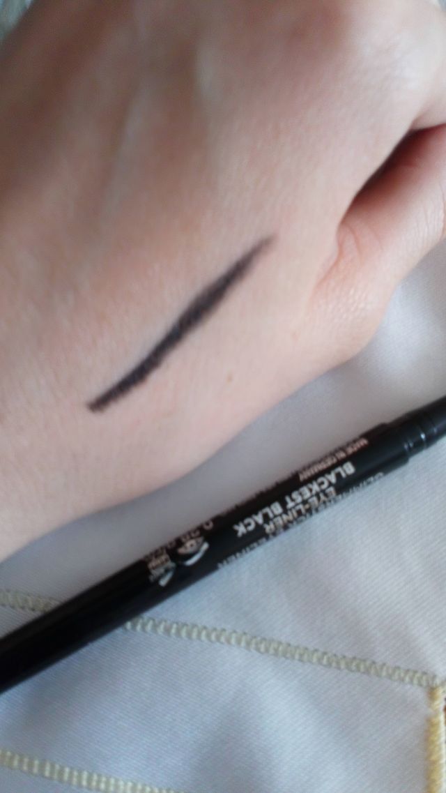 Avon True colour, glimmerstick eyeliner Blackest Black