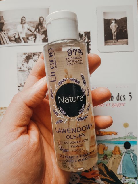 Lirene Natura, Olejek do demakijażu, Lawendowy