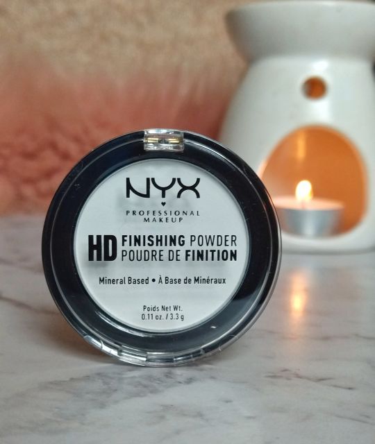 NYX HD Finishing Powder, Mineral Based, Puder to twarzy, Transparentny