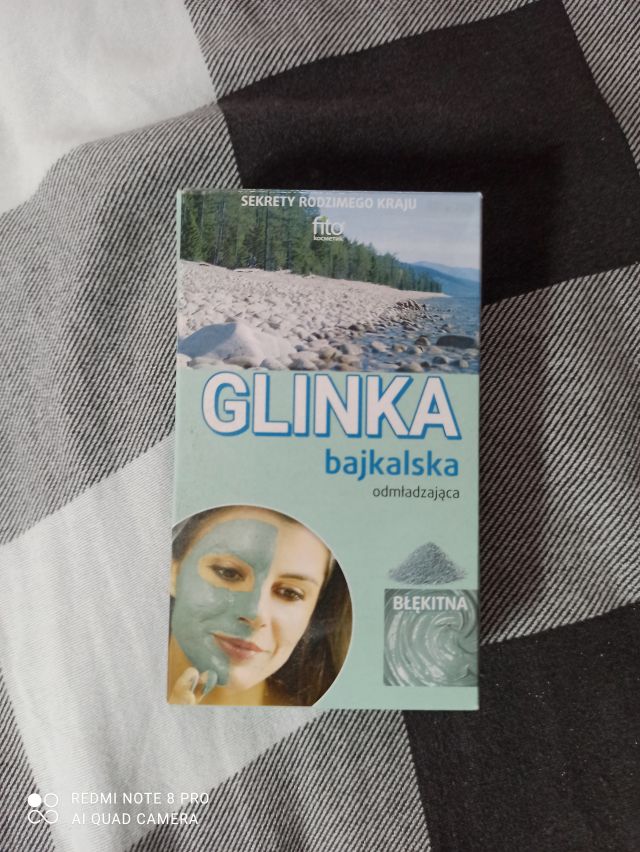 Fitokosmetik Glinka do twarzy i ciała, Błekitna, Bajkalska