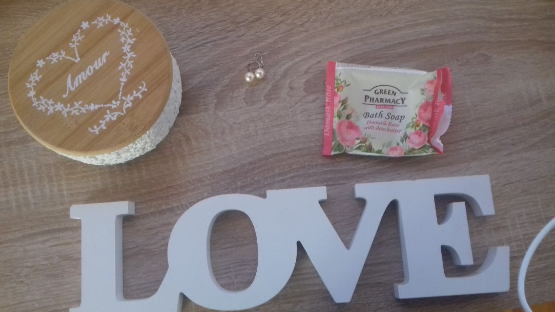 Green Pharmacy Mydło w kostce, Róża damasceńska i masło shea