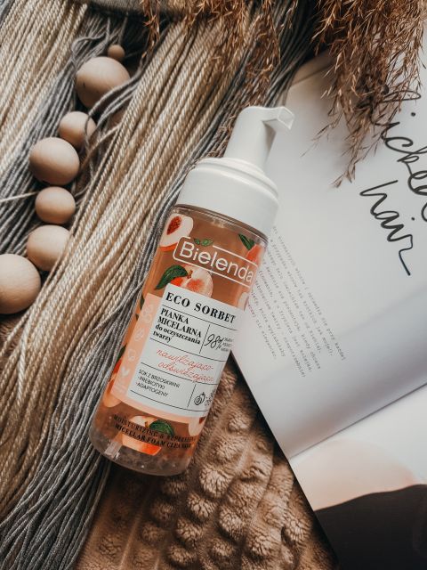Bielenda Eco Sorbet, Pianka micelarna do oczyszczania twarzy, Nawilżająco-odświeżająca