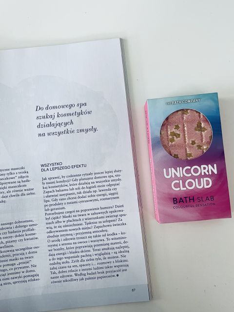 The Bath Company Kostka do kąpieli, Unicorn Cloud, Bath Slab
