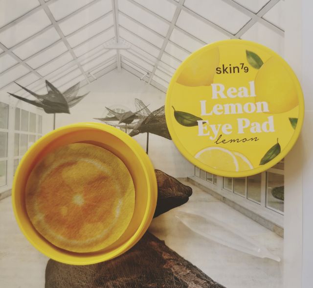 SKIN 79 Płatki na oczy, Real Lemon Eye Pad, Rozświetlające, Cytrynowe