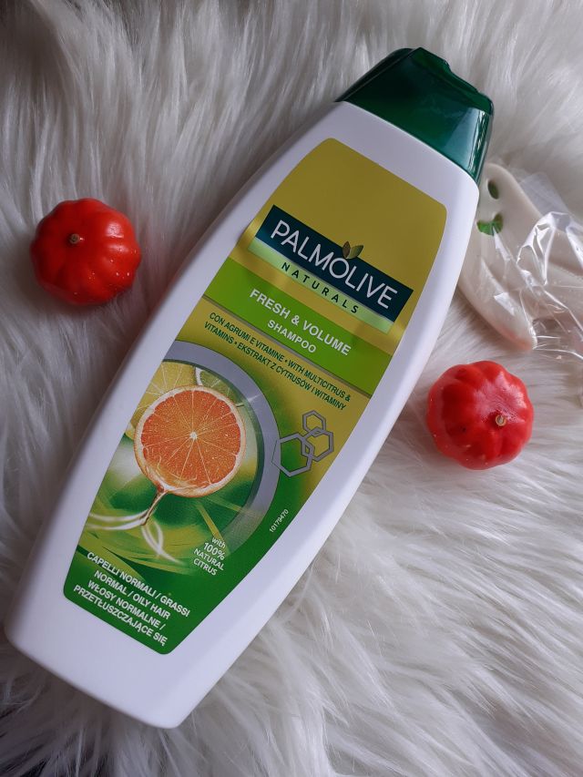 Palmolive Naturals, Szampon do włosów, Fresh & Volume, Ekstrakt z cytrusów i witaminy