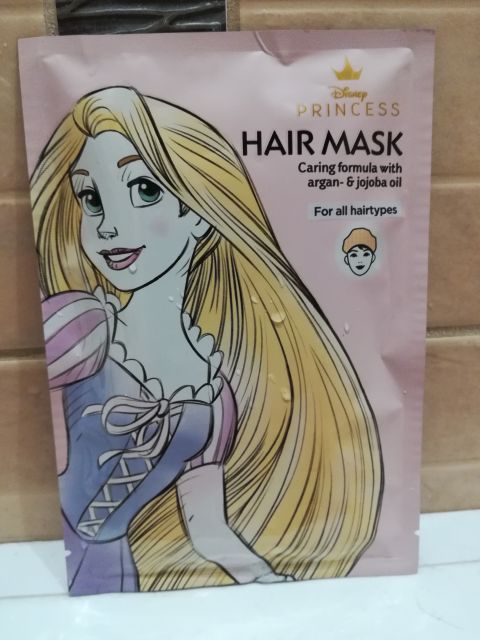 Disney Beauty & Care Maska do włosów w czepku, Olejek arganowy i olejek jojoba