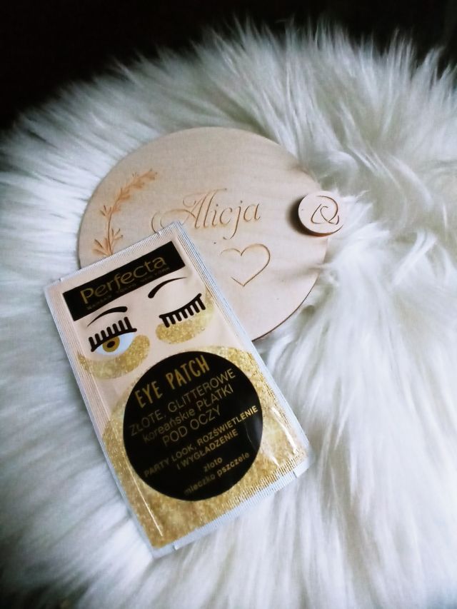 Perfecta Eye Patch, Płatki pod oczy, Złote, Glicerynowe, Koreańskie, Party Look, Rozświetlenie i wygładzenie