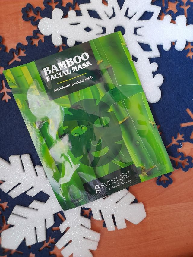 G-Synergie Maska do twarzy w płacie, Anti-Aging & Nourishing, Bamboo