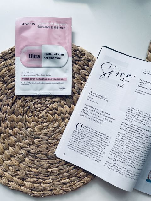 GLAMFOX Maska do twarzy w płacie, Ultra, Rewitalizująca