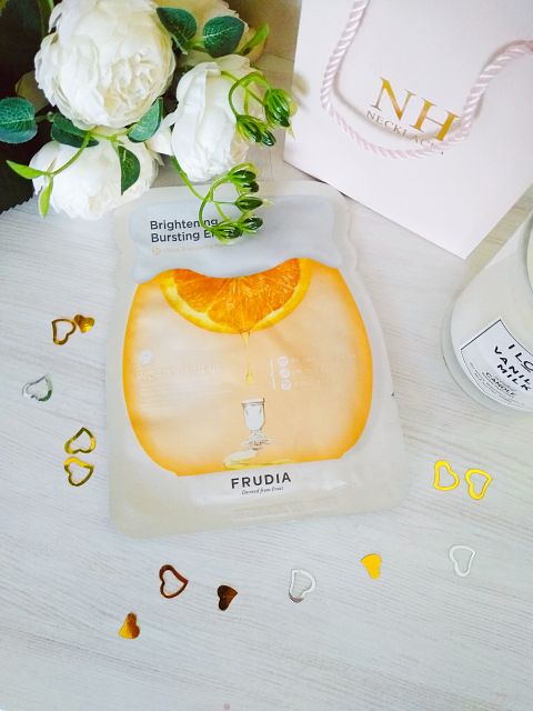 Frudia Maska do twarzy w płacie, Brightening Bursting Energy, Citrus Brightening Mask