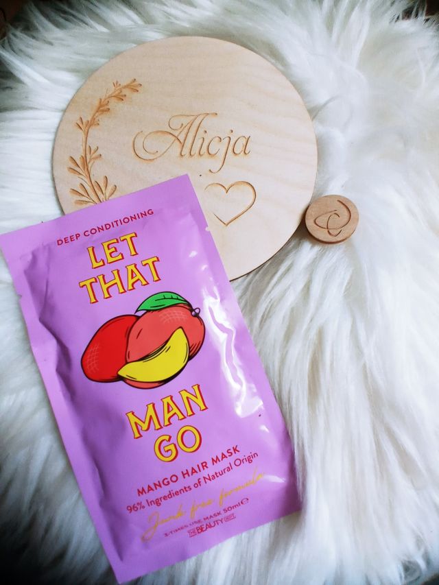 The Beauty Dept. Maseczka do włosów, Let That Man Go, Odżywcza, Ekstrakt z mango i olej z passiflory