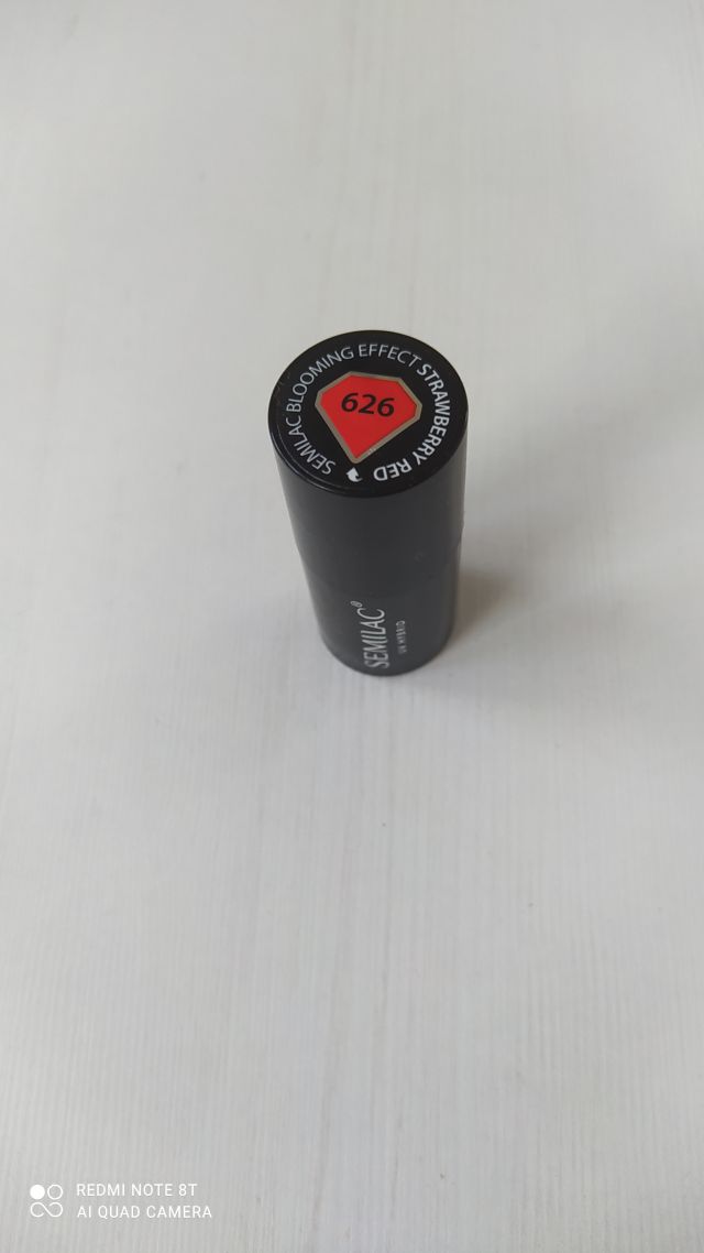 Semilac Lakier hybrydowy, 626 Strawberry Red, Blooming Effect
