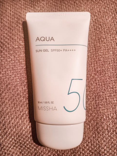 MISSHA Aqua Sun Gel, Krem do twarzy, Z filtrem SPF50 +/PA + + +