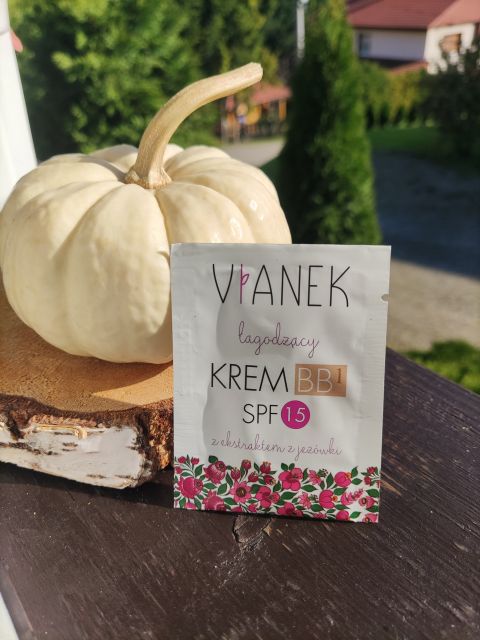 Sylveco Vianek, Krem BB 1, Seria różowa, Łagodzący, Ekstrakt z jeżówki, SPF 15