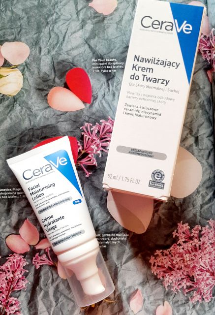 CeraVe Krem do twarzy, Nawilżający, Dla skóry normalnej i suchej