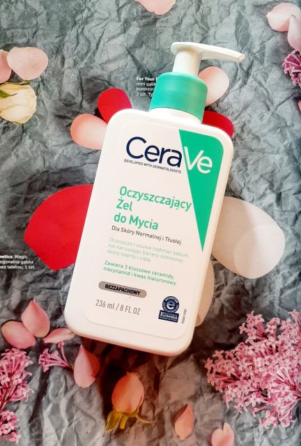 CeraVe Żel do twarzy, Oczyszczający, Skóra normalna i tłusta