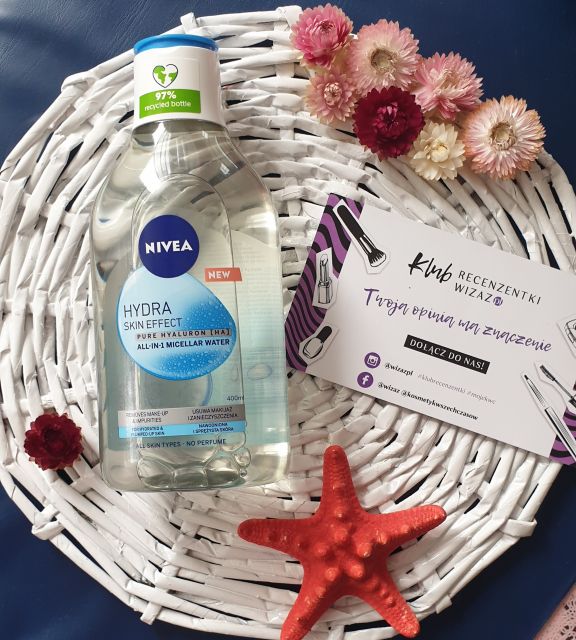 Nivea  Hydra Skin Effect, płyn micelarny z czystym kwasem hialuronowym