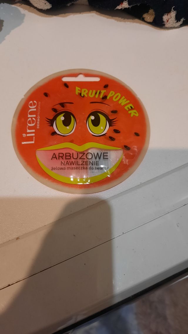 Lirene Fruit Power, Maseczka do twarzy, Żelowa, Arbuzowe Nawilżenie