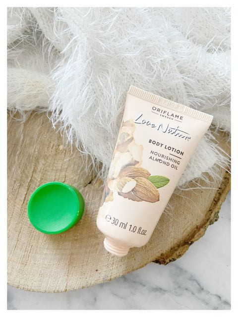 Oriflame Love naturę, Balsam do ciała, almond oil