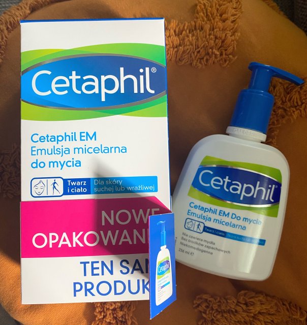 Cetaphil Emulsja micelarna do mycia twarzy i ciała, Skóra sucha lub wrażliwa