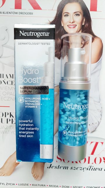 Neutrogena Hydro Boost, Booster serum do twarzy, Nawadniający