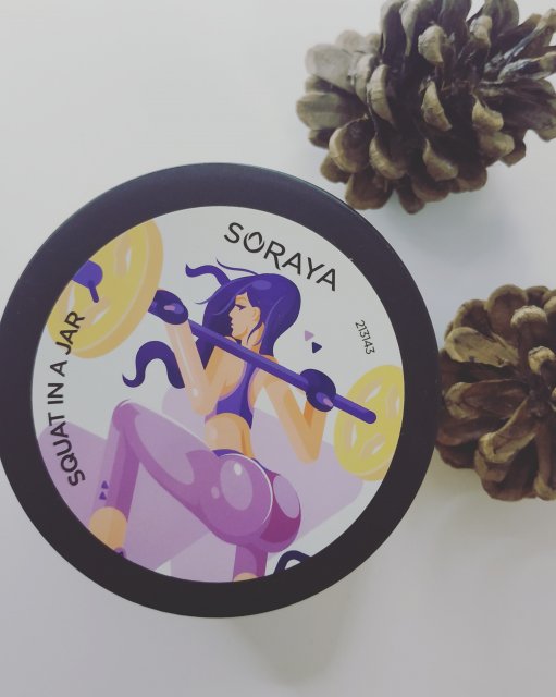 Soraya Healthy Body Diet, Masło do pośladków, Squat in a Jar, Nawilżające 