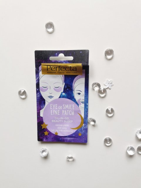 Perfecta Eye or Smile Line Patch, Płatki pod oczy lub na linie mimiczne, Oil-in-Gel Beauty Sleep, Żelowe