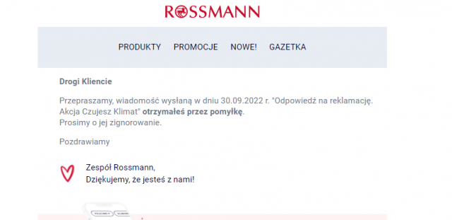 Znów ten rossmann