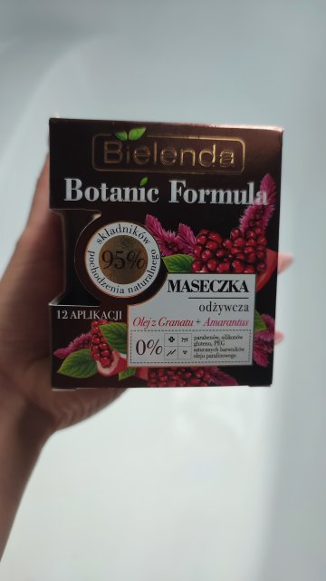Bielenda Botanic Formula, Maseczka do twarzy, Odżywcza, Pomegranate Oil & Amaranth