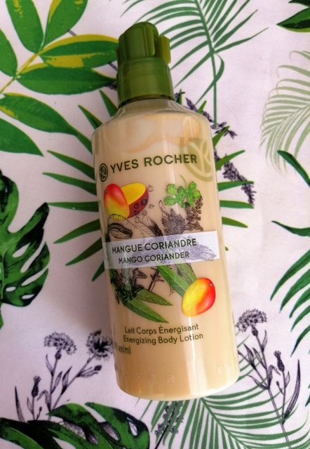 Yves Rocher Mleczko do ciała, Energizujące, Mango & kolendra