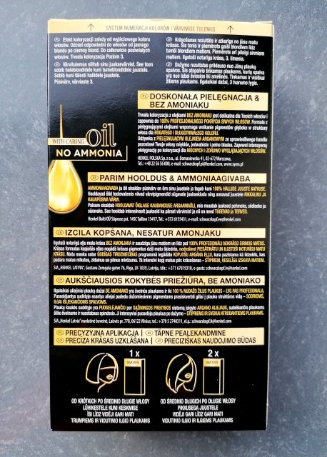 Farba Syoss Oleo Intense 8-60 Miodowy Blond