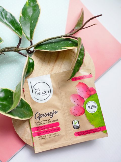 BeBeauty Care, Maseczka do twarzy, Kremowa, Cera dojrzała i wrażliwa, Wygładzenie i nawilżenie, Opuncja