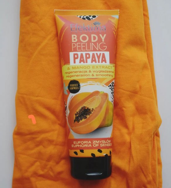 Efektima Myjący peeling do ciała, papaja & mango