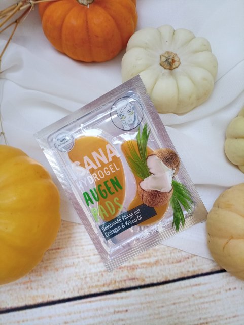 Isana Płatki pod oczy, Hydrożelowe, Orzeźwiające, Kolagen i olej kokosowy 