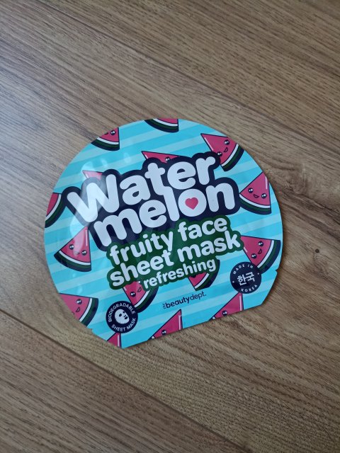 The Beauty Dept. Maseczka do twarzy w płachcie, Odświeżają, Arbuz