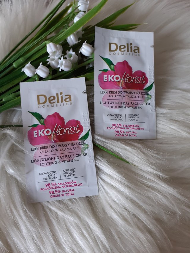 Delia Eko florist, Krem do twarzy, Lekki, Na dzień, Kojąco-witalizujący
