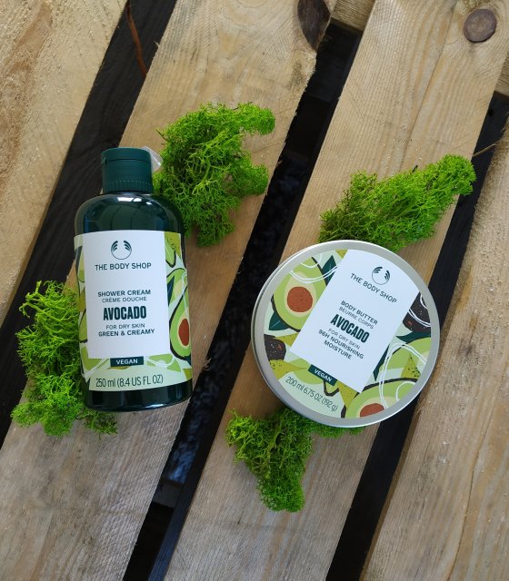 The Body Shop Żel pod prysznic oraz masło do ciała Avocado