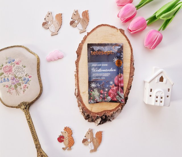 Tetesept Sól do kąpieli, Wintermarchen, Granat, goździki