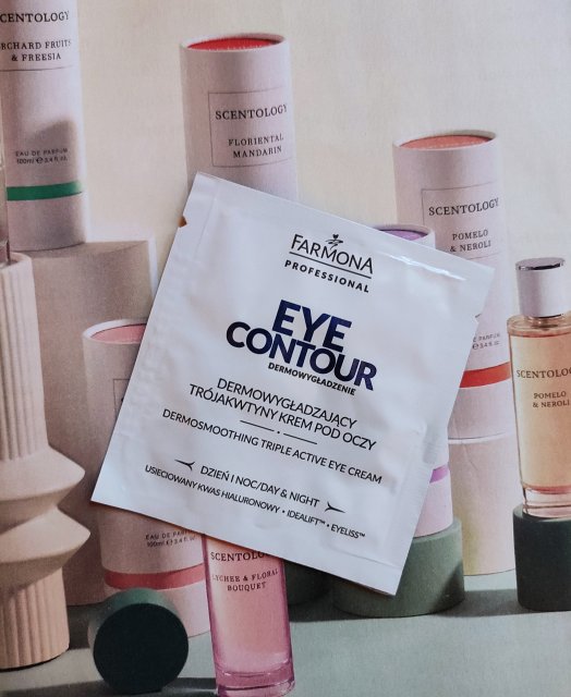 Farmona Yey contour, Dermowygładzający trójaktywny krem pod oczy 