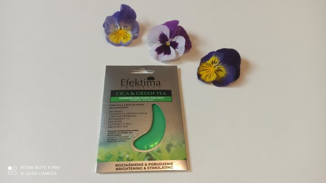 Efektima Cica & Green Tea, Płatki pod oczy, Hydrożelowe