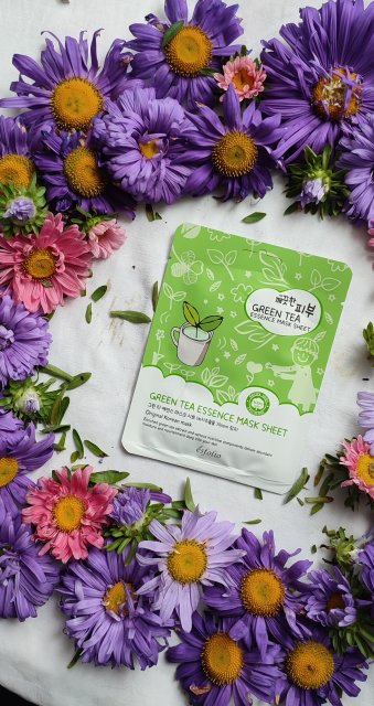 ésfolio Maska do twarzy w płacie, Green Tea Essence Mask Sheet