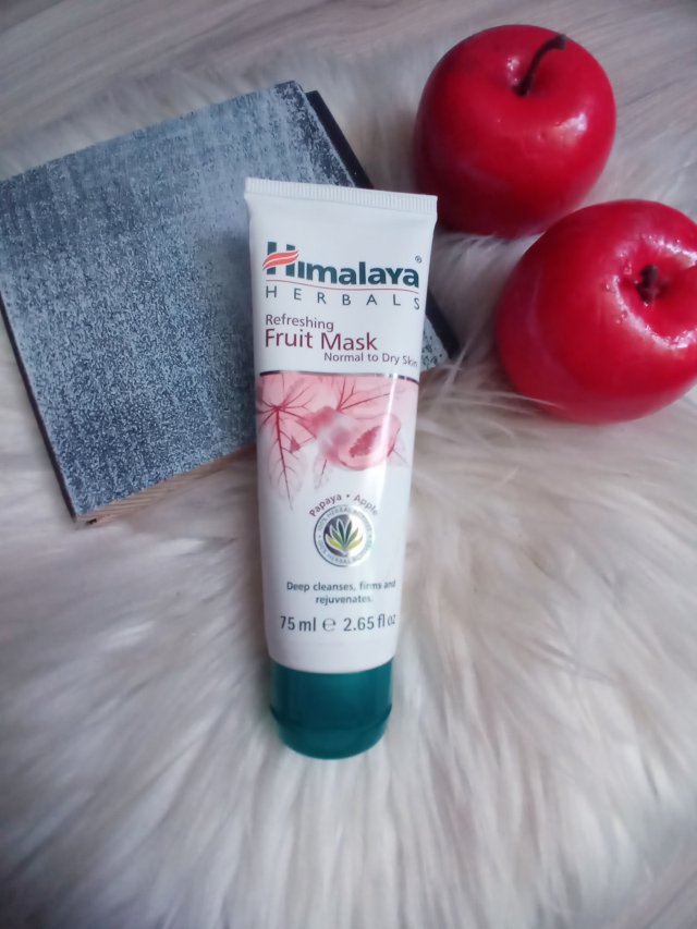 Himalaya Herbals Maska do twarzy, Refreshing Fruit Mask, Odżywcza, Do cery normalnej i suchej, Papaja i jabłko