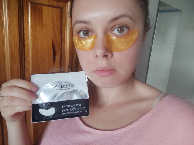 Pilaten Płatki pod oczy z kolagenem, Crystal Collagen Eye Mask