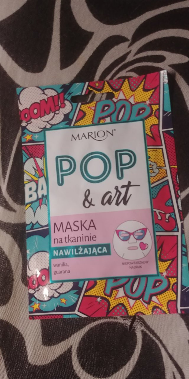 Marion Maska na tkaninie, nawilżająca, Pop&art