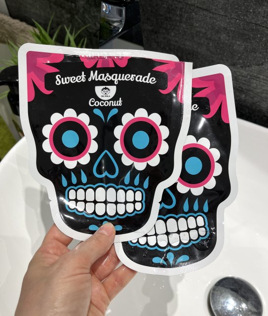 Dr. Mola Maska do twarzy w płachcie, Sweet Masquerade, Coconut, Nawilżająco-odżywcza 